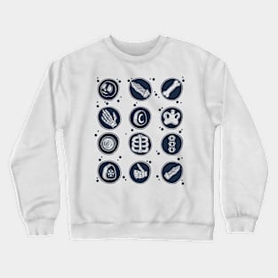 Skeleton Body Parts Crewneck Sweatshirt